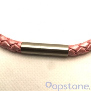 Click Metallic Pink Necklace